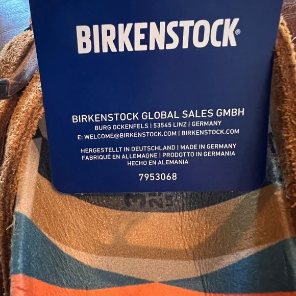 🆕 Birkenstock “Boston” Dark Rust  Suede Mules size 39/8 - Picture 6 of 8
